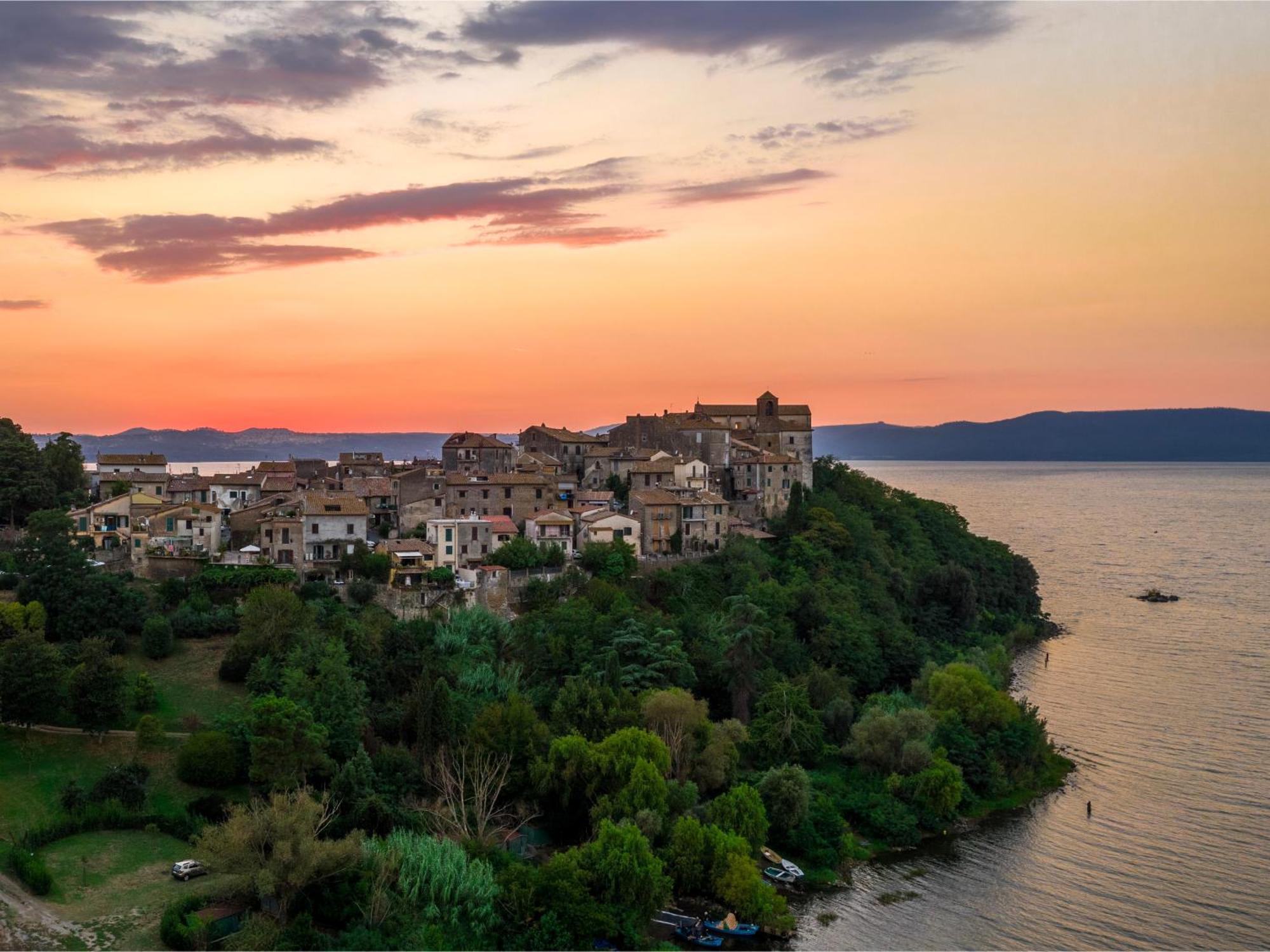 Apt Finestra Sul Castello, Vista Lago Wi-Fi Gratis บรักชาโน ภายนอก รูปภาพ